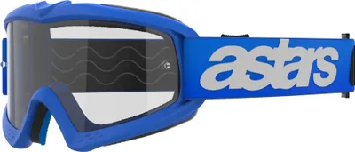 Produktbild von Alpinestars Vision Blaze Clear Jugend Motocross Brille, blau/weiß, Einheitsgröße