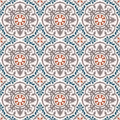 Produktbild von Selbstklebende Fliesenaufkleber für Küche und Bad – 9 Zementfliesenaufkleber, Azulejos Crisanto – 9 Aufkleber, 20 x 20 cm