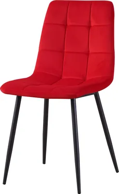 Produktbild von Stuhl Mesa Velvet Rot