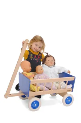 Produktbild von Bollerwagen für Kinder, blau
