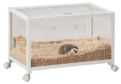 Obrázok produktu pre Klietka pre hlodavce, kovová konštrukcia, 96x47x51 cm, vhodné pre malé zvieratá, skladateľná konštrukcia, s vetraním