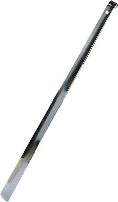 Zdjęcie produktu dla Łyżka do butów ze stali nierdzewnej Bayli 80 cm | łyżka do butów bardzo długa | metalowa łyżka do butów | solidna konstrukcja | metalowa łyżka do butów z perforacją do zawieszenia