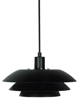 Produktbild von Pendelleuchte LED, Hängelampe, Deckenlampe Pendel, Pendellampe Esstisch, Pendelleuchte für Wohnzimmer, Skandinavische Design, DL31 schwarz