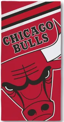 Produktbild von Chicago Bulls Strandhandtuch Mikrofaser 140x70 – Leichtes Badehandtuch für Meer & Pool