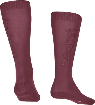 Image de Eskadron Mi-bas Heritage Fanatics 2023 Chaussettes d'équitation Cassis S