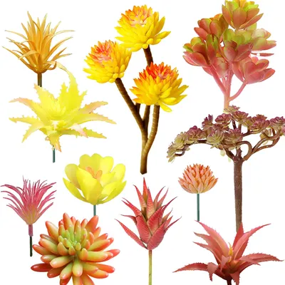 Immagine prodotto di 11 pezzi di piante artificiali: decorazioni realistiche per interni ed esterni