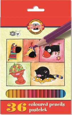 Produktbild von KOH Buntstifte Schule Dino 36er
