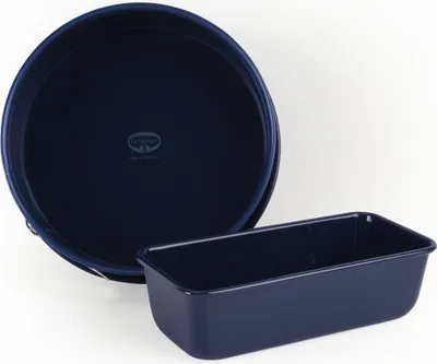 Produktbild von Dr. Oetker Backformen-Set "Back-Liebe Emaille", 2-teilig