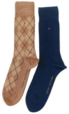 Zdjęcie produktu dla Skarpety męskie Tommy Hilfiger 701225398 granatowy 2 PACK Socks: 43-46 2PAK