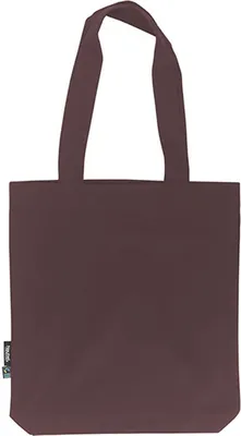 Immagine prodotto di Neutral O90003 | Borsa in twill / Borsa per la spesa / Certificata Fairtrade - Colore: Marrone - Dimensioni: 38 x 42 x 7 cm
