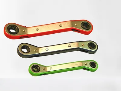 Produktbild von Ratschenschlüssel Knarren-Ringschlüssel Satz, 3-tlg.