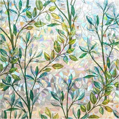 Produktbild von Dekor-Fensterfolie - Anti-UV und Regenbogen-Effekt für Haus und Büro - 75 x 200 cm