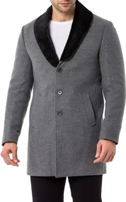 Produktbild von Red Bridge Herren Jacke Trenchcoat Mantel Grau XL