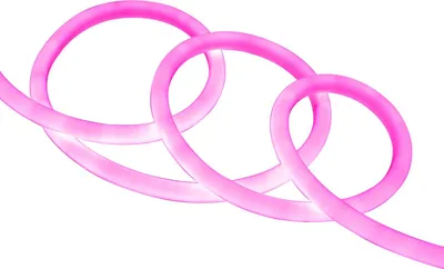 Produktbild von LED-Streifen Neon Dimmbar 220V Rosa Rund 360° 9W/m Schnitt 100cm IP67 nach Maß 2 m