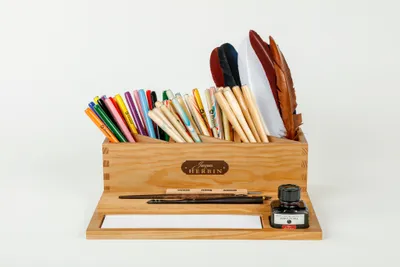 Image de Présentoir en bois Herbin pour instruments d'écriture