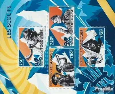 Produktbild von Briefmarken Togo 2014 Mi 6076-6079 Kleinbogen (kompl. Ausgabe) postfrisch Pfadfinder