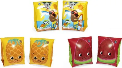 Obrázek produktu pro Bestway Nafukovací rukávky - mix 2 druhy (ananas, meloun), 23x15cm