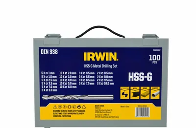 Obrázok produktu pre Irwin Sada Vrtákov Do Kovu 100 Ks.
