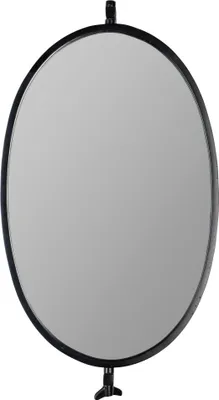 Produktbild von Housecraft Living Lara Spiegel/ Wandspiegel Oval Schwarz