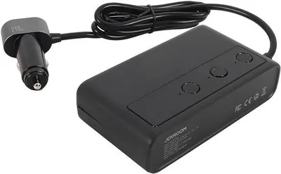 Obrázek produktu pro Adaptér do zapalovače s výkonem 154W, rozbočovač, 9 v 1, nabíjecí adaptér do auta s 5 USB porty a 3 adaptéry do zapalovače pro vozidla 12V/24V
