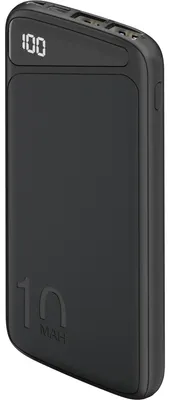 Produktbild von Goobay 53935, 10000 mAh, Lithium Polymer (LiPo), 3,7 V, Schwarz