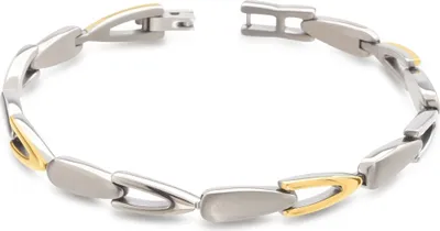 Produktbild von Boccia Armband 03033-02 Titan teilvergoldet