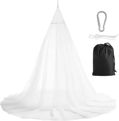 Produktbild von Moskitonetz 2,2 m, 12 m Umfang, mit Tasche, für Camping
