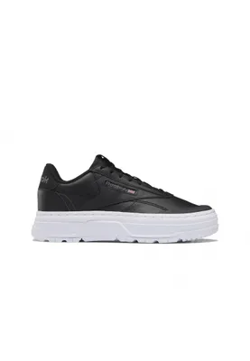 Produktbild von Damen Schuhe Reebok Club C Double Geo Leder Turnschuhe schwarz 36