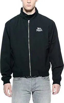Image de Veste homme coupe slim ACTON Black XXL Lonsdale