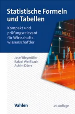 Image de Statistische Formeln und Tabellen
