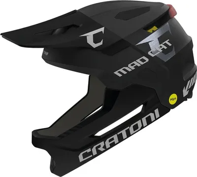 Zdjęcie produktu dla CRATONI MTB kask dziecięcy/młodzieżowy Madcat Mips, czarny matowy
