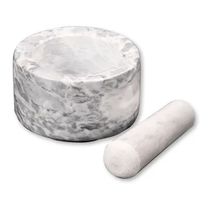 Immagine prodotto di Mortaio e pestello KESPER, Ø 13 cm, marmo bianco lucido KESPER 71505