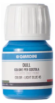 Matte Leder-Kantenfarbe Lichtblau 45, 30 ml