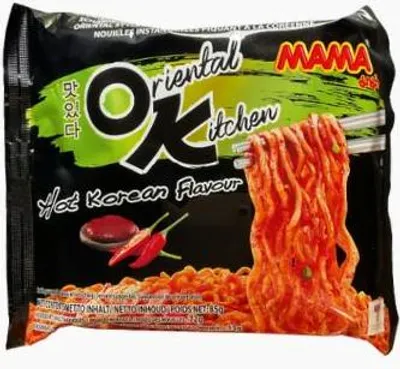 Produktbild von MAMA OK Oriental Kitchen Ramen 85g - Hot Korean Flavor