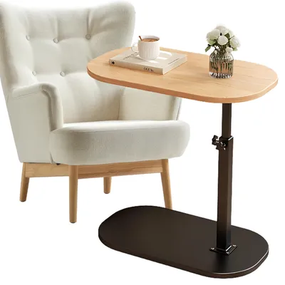Produktbild von Beistelltisch höhenverstellbar - 40x30 cm - Laptoptisch für Sofa - Sonoma