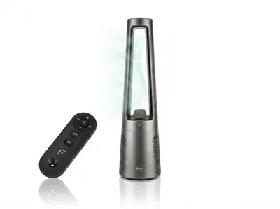 Produktbild von Fakir TVL 100 Flügelloser Turmventilator leise mit Fernbedienung Timer Oszillation