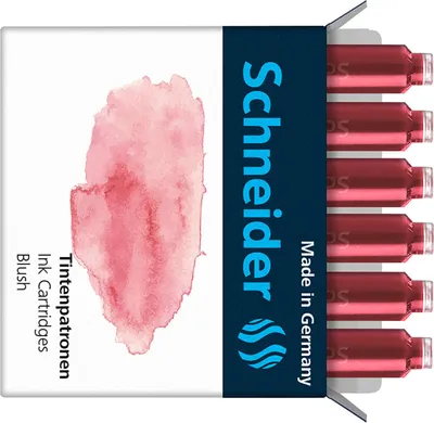 Produktbild von Schneider Schreibgeräte Pastel, Rot, Tinte auf Farbstoffbasis, 6 Stück(e), Kombi-Packung