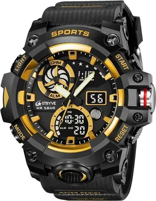 Immagine prodotto di Orologio STRYVE HU-38684 - Nero/Oro Sportivo KP38684