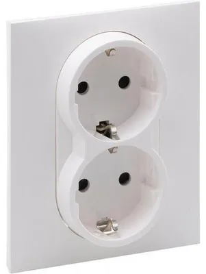 Produktbild von Legrand 2F.SCHUKO-STECKDOSE,STECKKLEMM (765125 SEANO)
