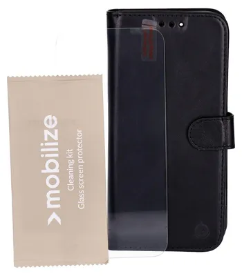 Produktbild von Mobilize Leder Wallet schwarz passend für iPhone 16 Pro Max