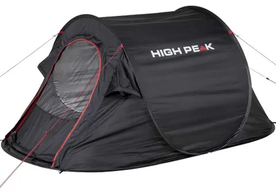 Obrázek produktu pro High Peak - Pop-up stan „Vision“, 2 osoby MR78442 (jednotná velikost) (černá/červená)
