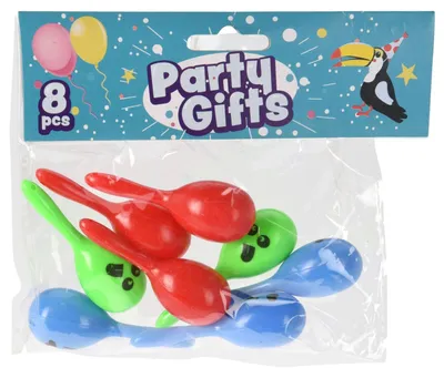 Immagine prodotto di La distribuzione presenta Maracas, 8 pezzi.
