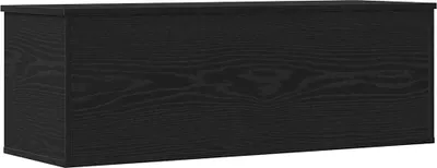 Produktbild von vidaXL Aufbewahrungsbox Schwarz Eichen-Optik 102 x 35 x 35 cm