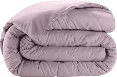 Image de Housse de couette en satin de coton Uni
