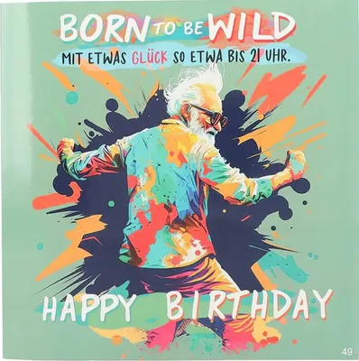 Obrázok produktu pre Narodeninové prianie s hudbou-Born to the Wild
