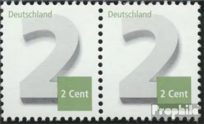 Produktbild von Briefmarken BRD (BR.Deutschland) 2013 Mi 3042wP waagerechtes Paar (kompl.Ausg.) postfrisch Freimarke: Ziffernzeichnung