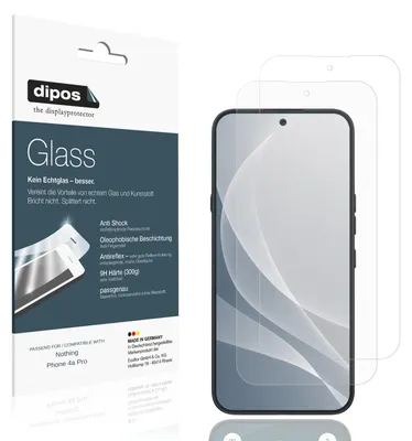 Immagine prodotto di 2x Pellicola Protettiva per Nothing Phone 4a Pro Protezione opaco Vetro Flessibile 9H dipos