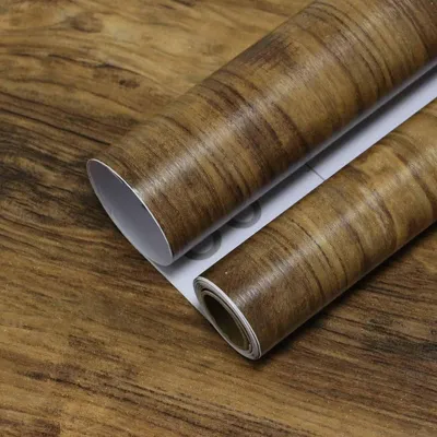 Obrázek produktu pro Solidchoice - Samolepicí tapeta, hnědá, 44 x 10 metrů, vzhled dřeva