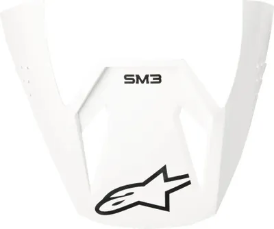 Image de Alpinestars Visière Sm3 Blanc Brillant taille: OS