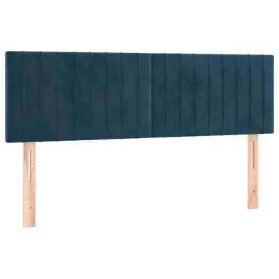 Produktbild von Kopfteile Dunkelblau 144x5x78/88 cm Samt